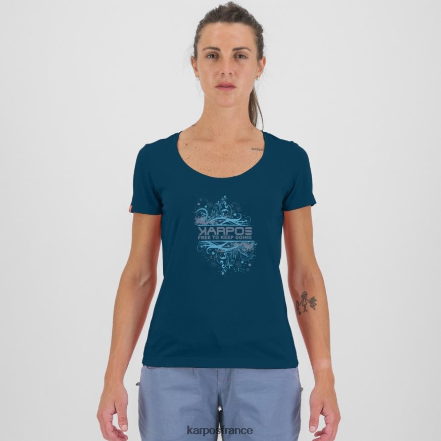 femmes Karpos mer de Gibraltar crocus avec t-shirt 28PL681329
