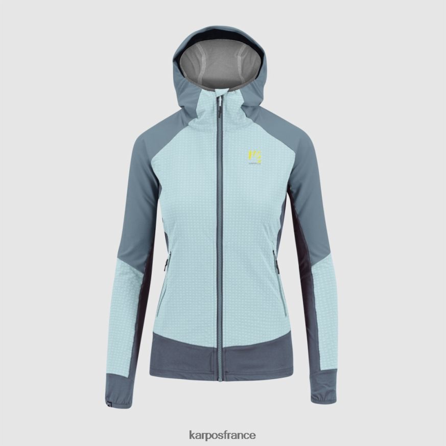 femmes Karpos aigue-marine/lac de printemps/vintage veste lede w 28PL681047