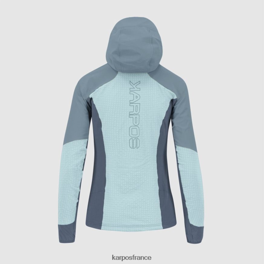 femmes Karpos aigue-marine/lac de printemps/vintage veste lede w 28PL681047