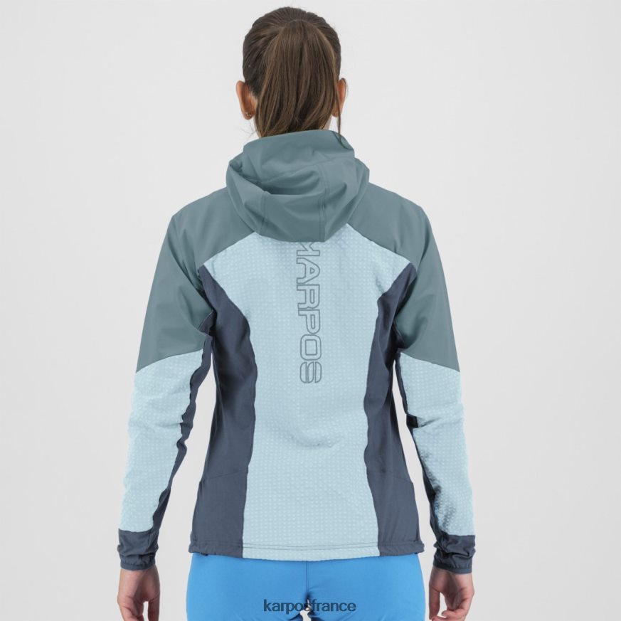 femmes Karpos aigue-marine/lac de printemps/vintage veste lede w 28PL681047