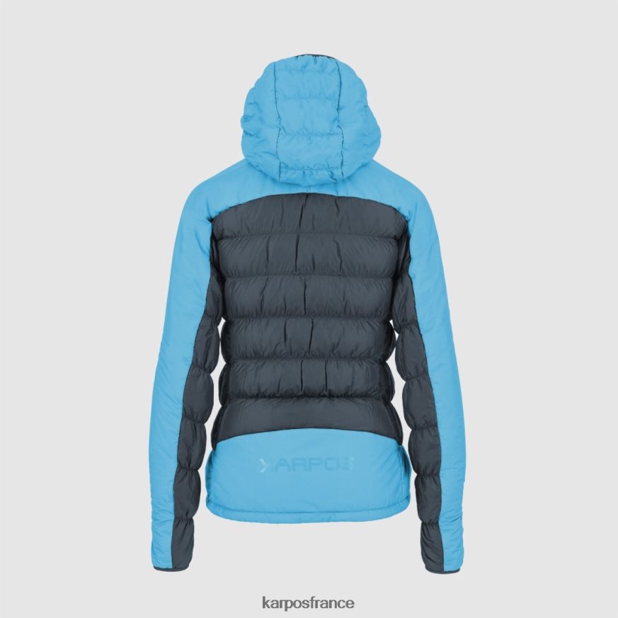 femmes Karpos ardoise foncée/atoll bleu veste lastei active plus w 28PL68988