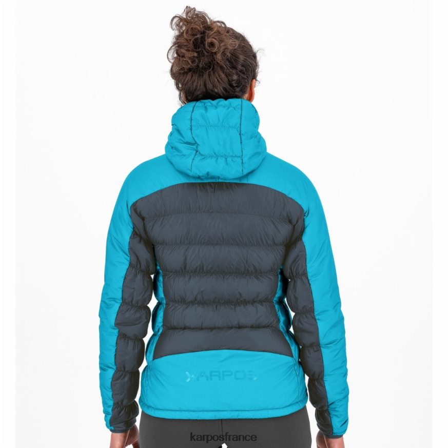 femmes Karpos ardoise foncée/atoll bleu veste lastei active plus w 28PL68988