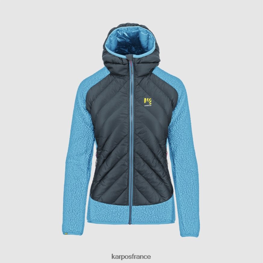 femmes Karpos ardoise foncée/atoll bleu veste marmarole w tech 28PL68996