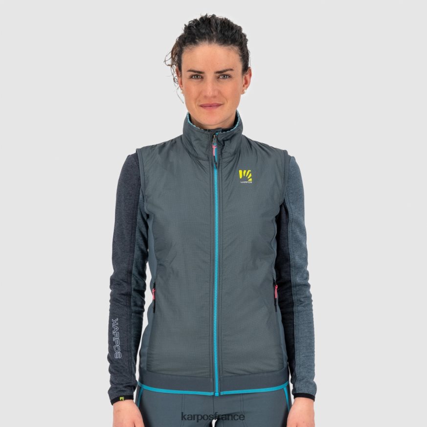 femmes Karpos ardoise foncée federa avec gilet 28PL681064