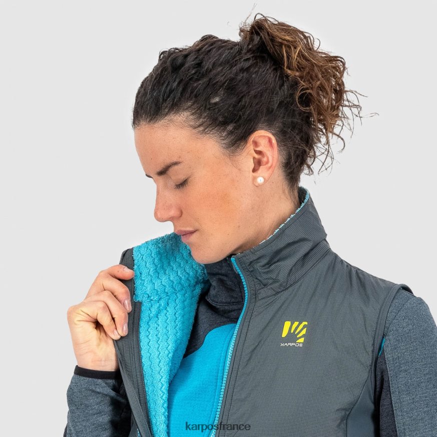 femmes Karpos ardoise foncée federa avec gilet 28PL681064