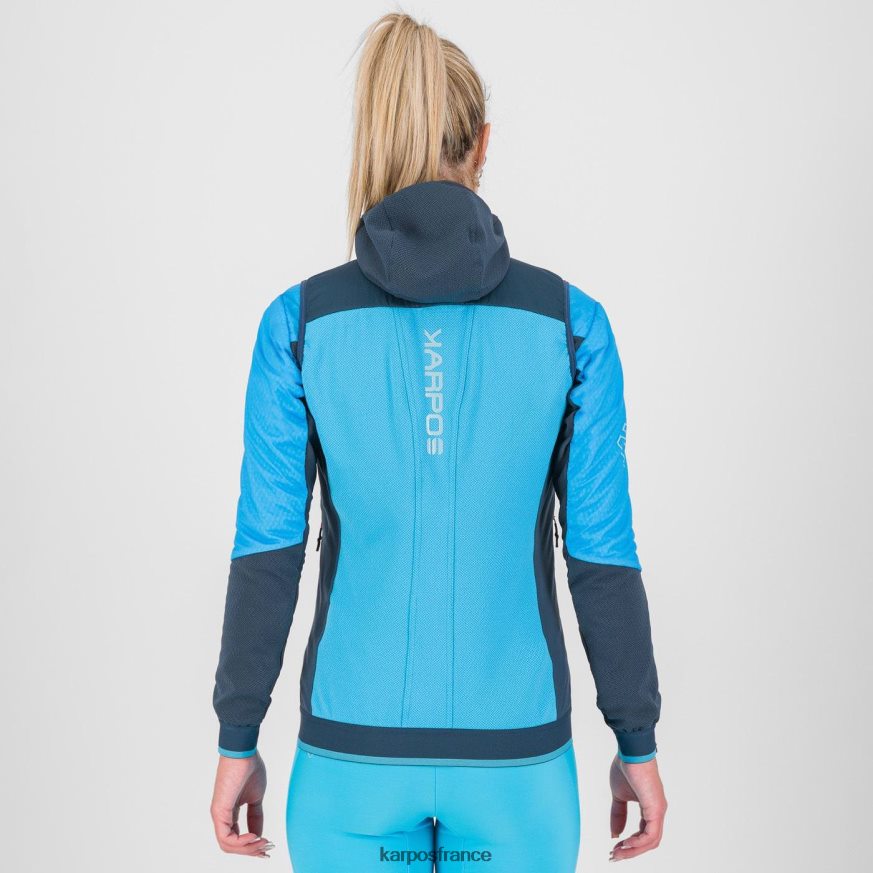 femmes Karpos atoll bleu/minuit gilet alagna plus evo w 28PL681084