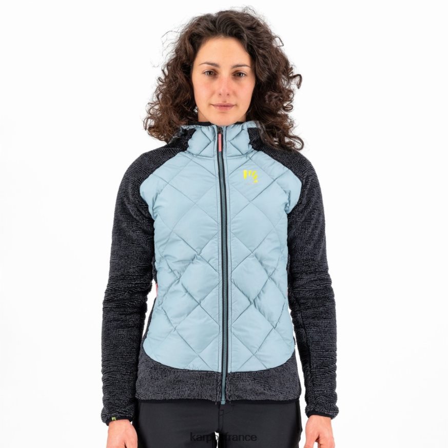 femmes Karpos bleu poussiéreux/noir marmarole w veste 28PL681055