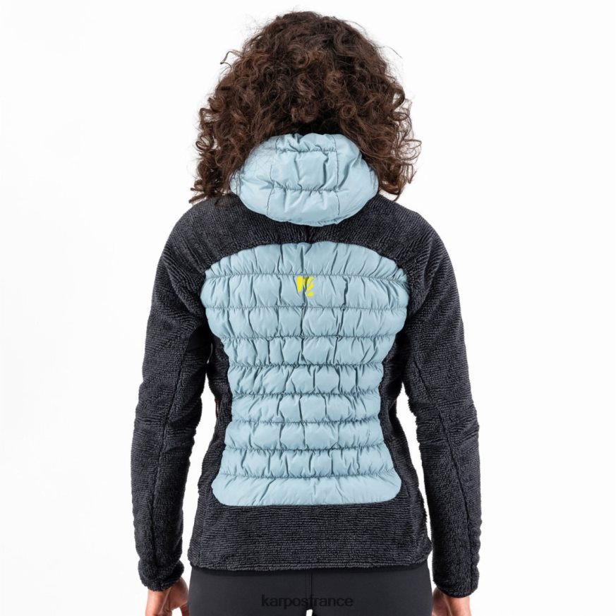 femmes Karpos bleu poussiéreux/noir marmarole w veste 28PL681055