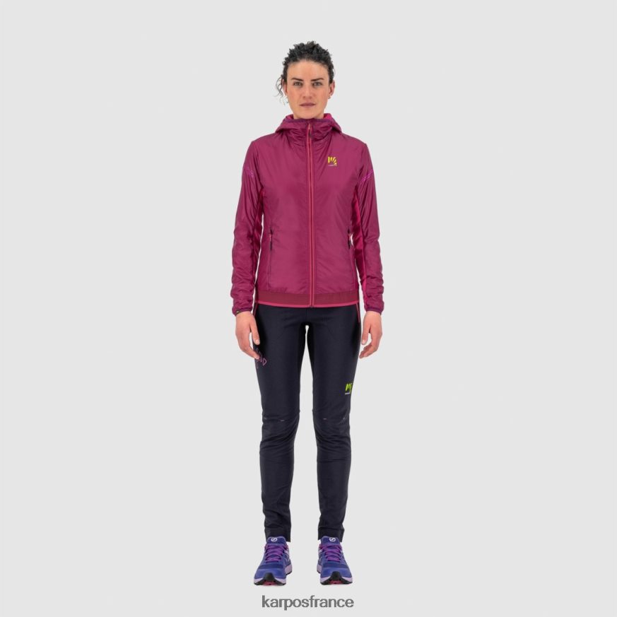 femmes Karpos éclat framboise/cabaret veste federa 28PL681013