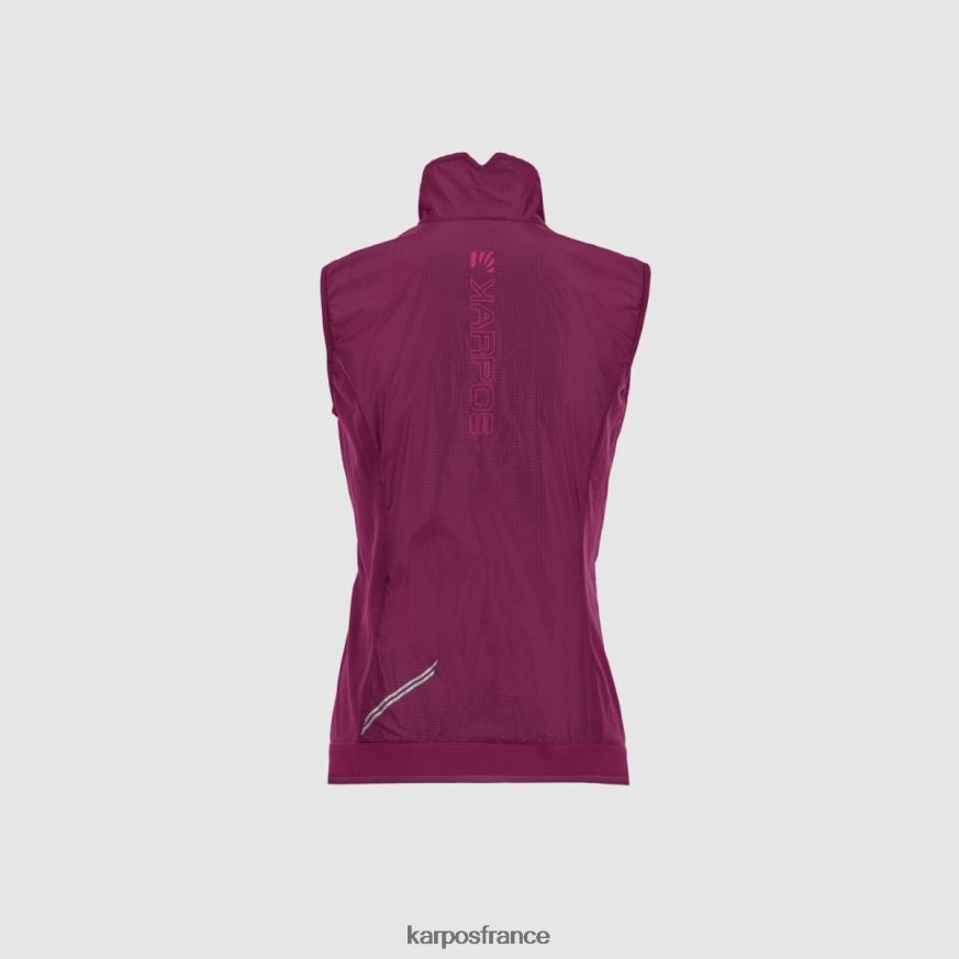 femmes Karpos éclat framboise federa avec gilet 28PL681062