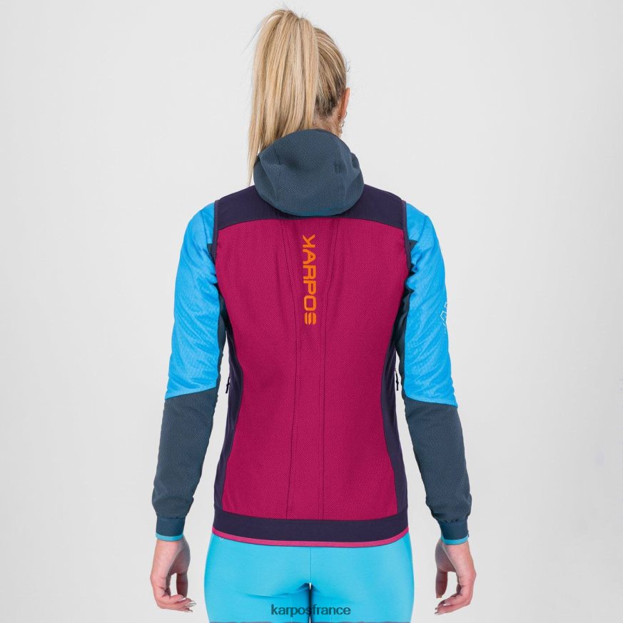 femmes Karpos granité/raisin gilet alagna plus evo w 28PL681079