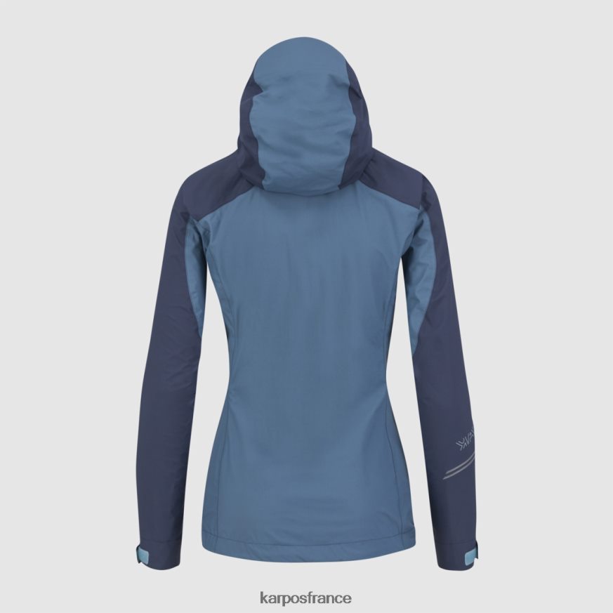 femmes Karpos lac printanier/indigo vintage beaucoup de pluie avec veste 28PL681034