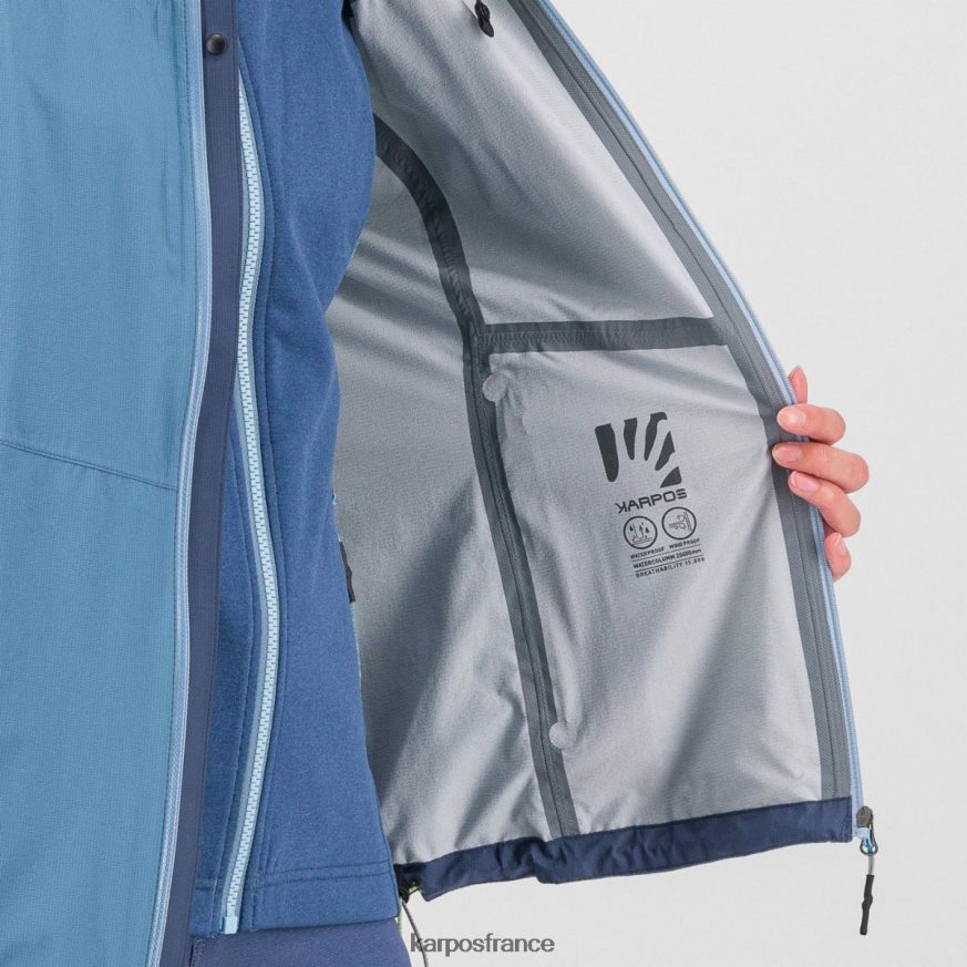 femmes Karpos lac printanier/indigo vintage beaucoup de pluie avec veste 28PL681034