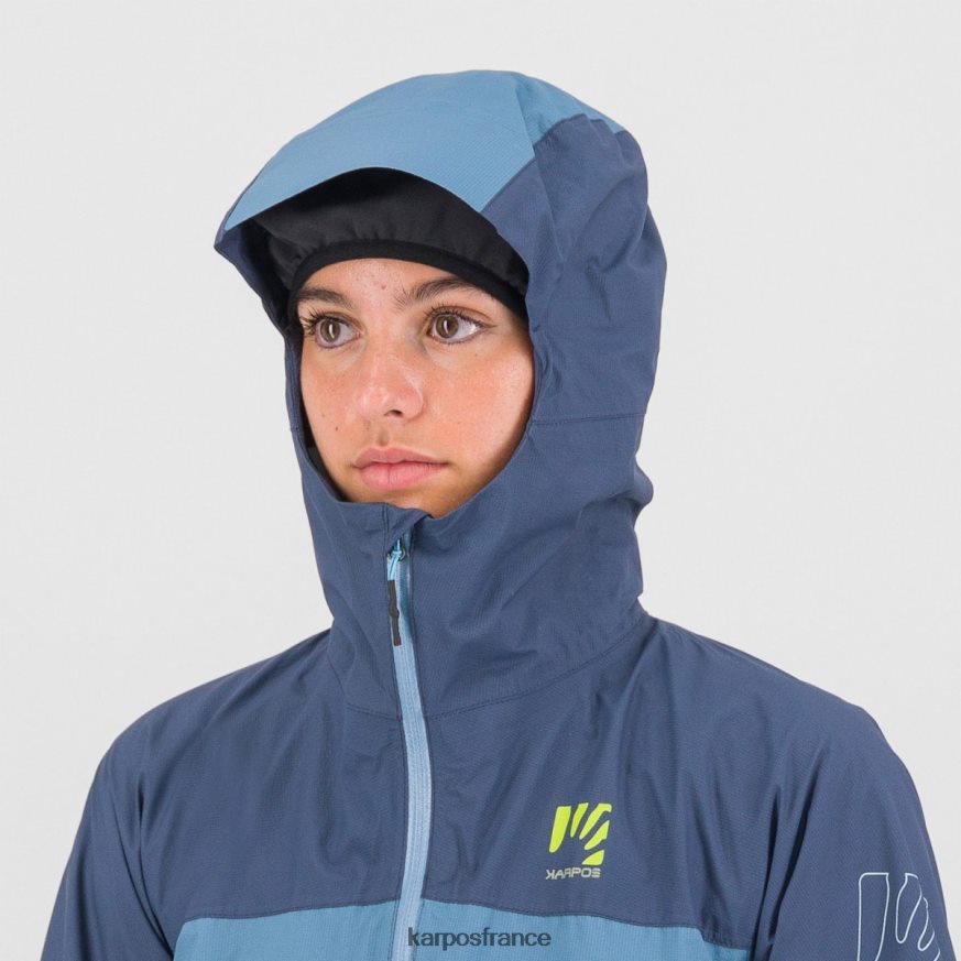 femmes Karpos lac printanier/indigo vintage beaucoup de pluie avec veste 28PL681034