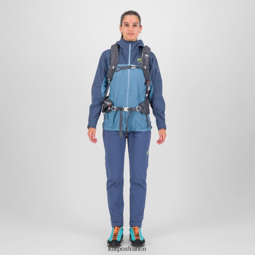 femmes Karpos lac printanier/indigo vintage beaucoup de pluie avec veste 28PL681034