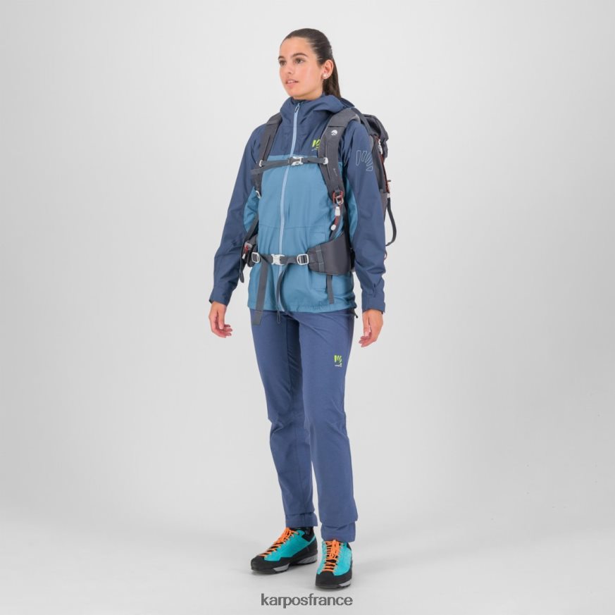 femmes Karpos lac printanier/indigo vintage beaucoup de pluie avec veste 28PL681034
