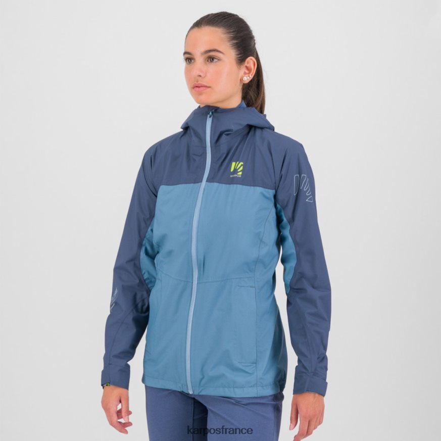 femmes Karpos lac printanier/indigo vintage beaucoup de pluie avec veste 28PL681034