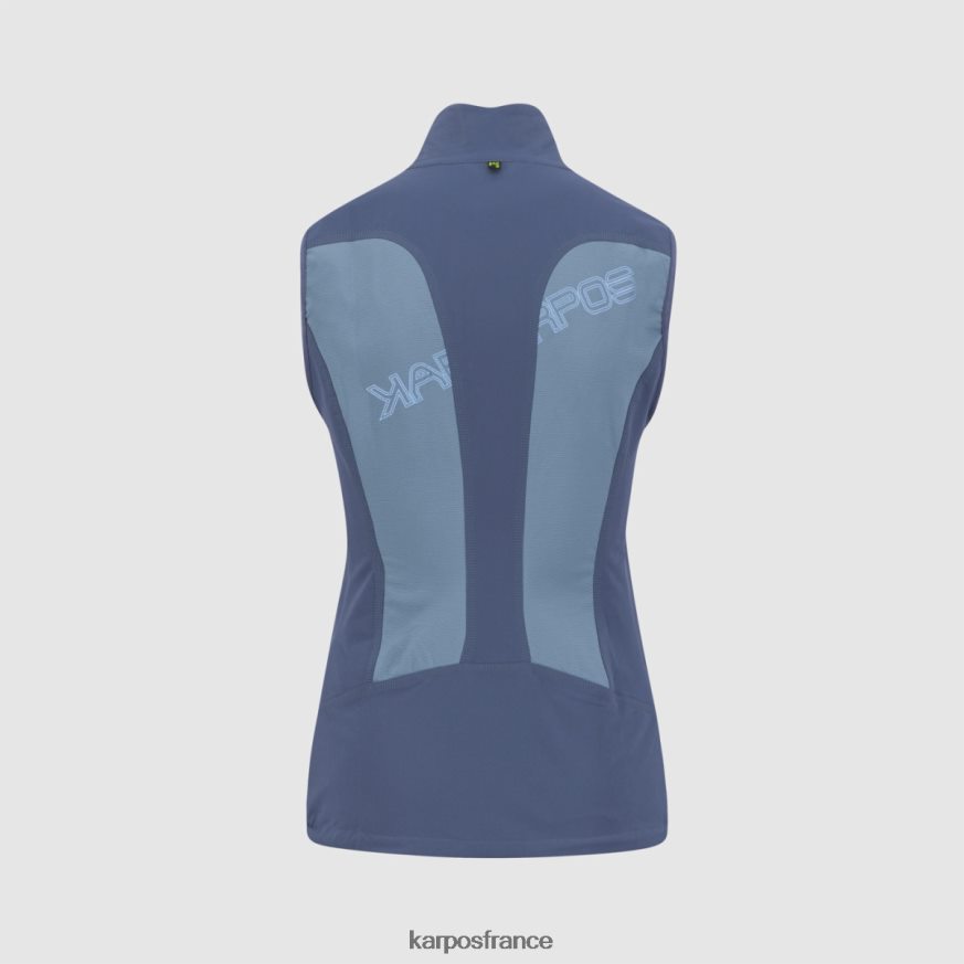 femmes Karpos lac printanier/indigo vintage parete avec gilet 28PL681103