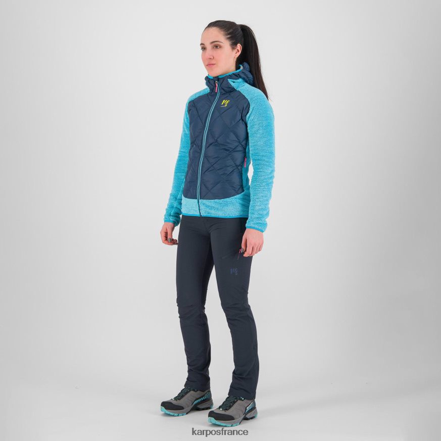 femmes Karpos minuit/atoll bleu marmarole w veste 28PL681057