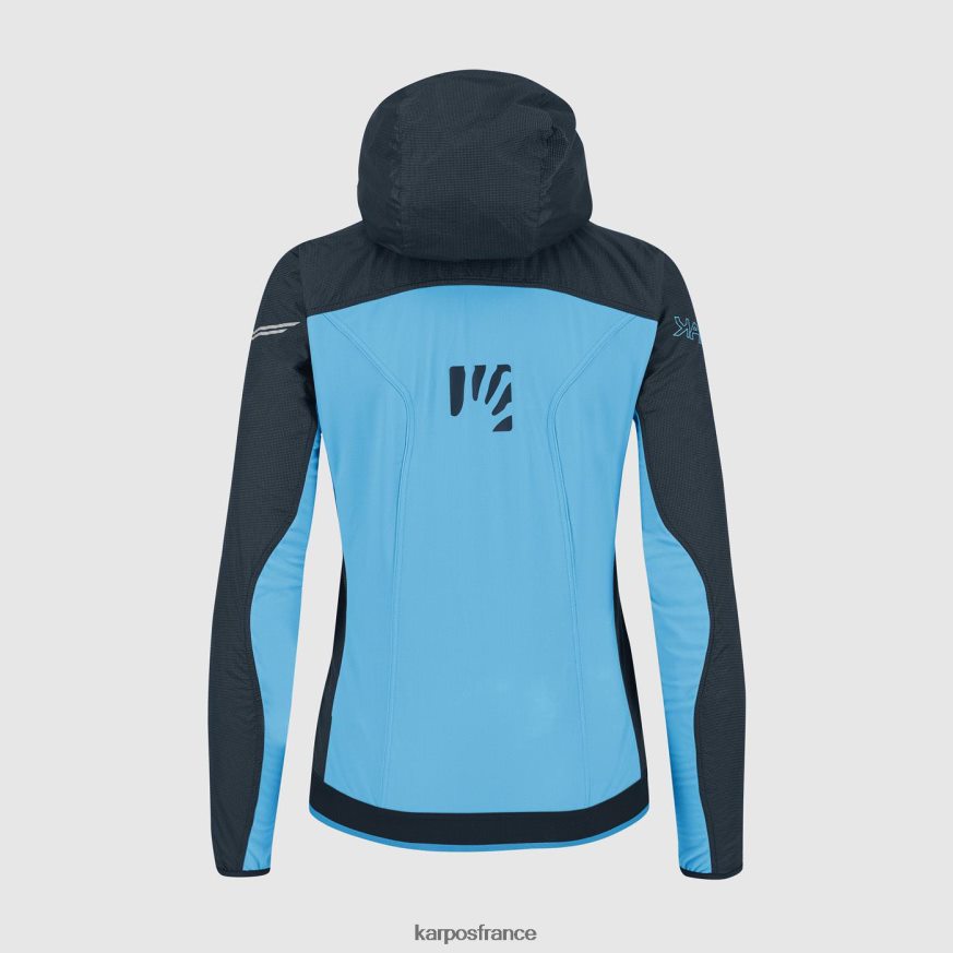 femmes Karpos minuit/atoll bleu veste federa 28PL681015