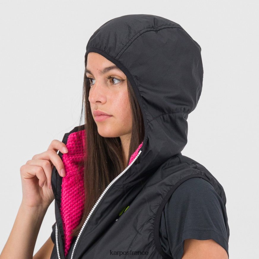 femmes Karpos noir blanc k-performance hybride w gilet 28PL681071