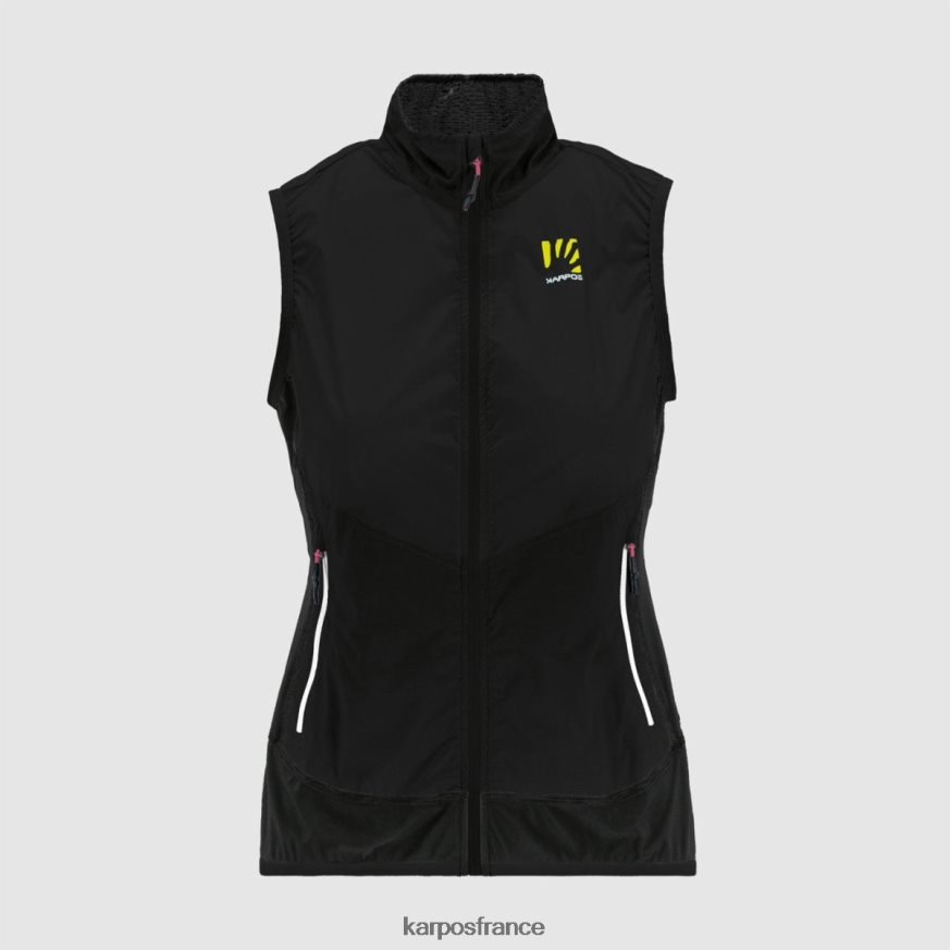 femmes Karpos noir blanc lavaredo avec gilet 28PL681110