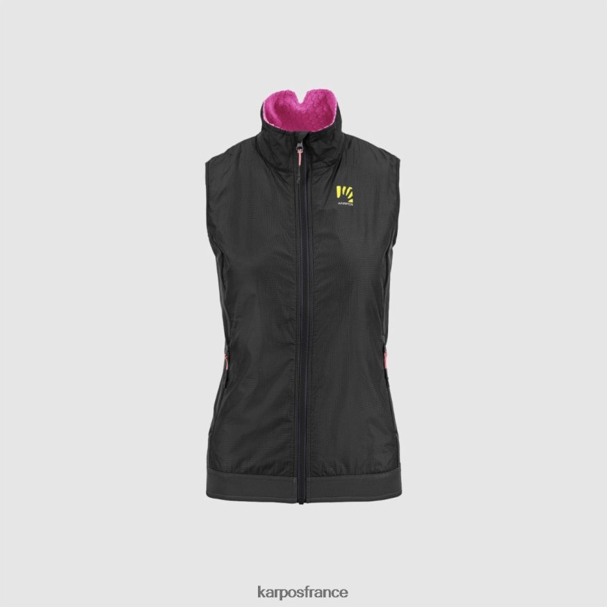femmes Karpos noir/encre de Chine federa avec gilet 28PL681063