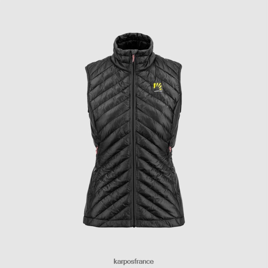 femmes Karpos noir sas plat avec gilet 28PL681067