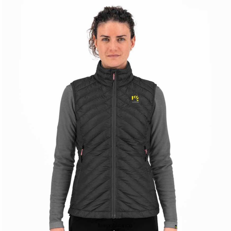 femmes Karpos noir sas plat avec gilet 28PL681067