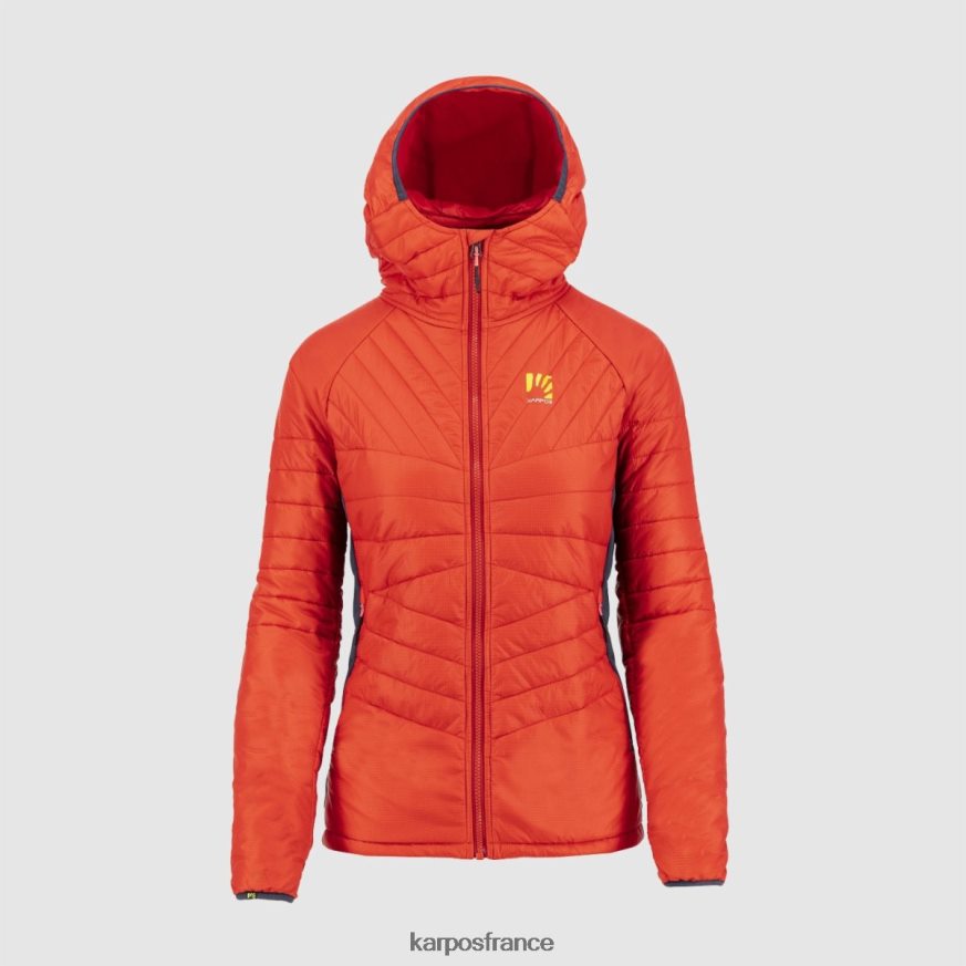 femmes Karpos poinsettia/encre de Chine veste pian longhi w 28PL681000