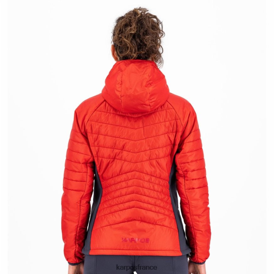 femmes Karpos poinsettia/encre de Chine veste pian longhi w 28PL681000