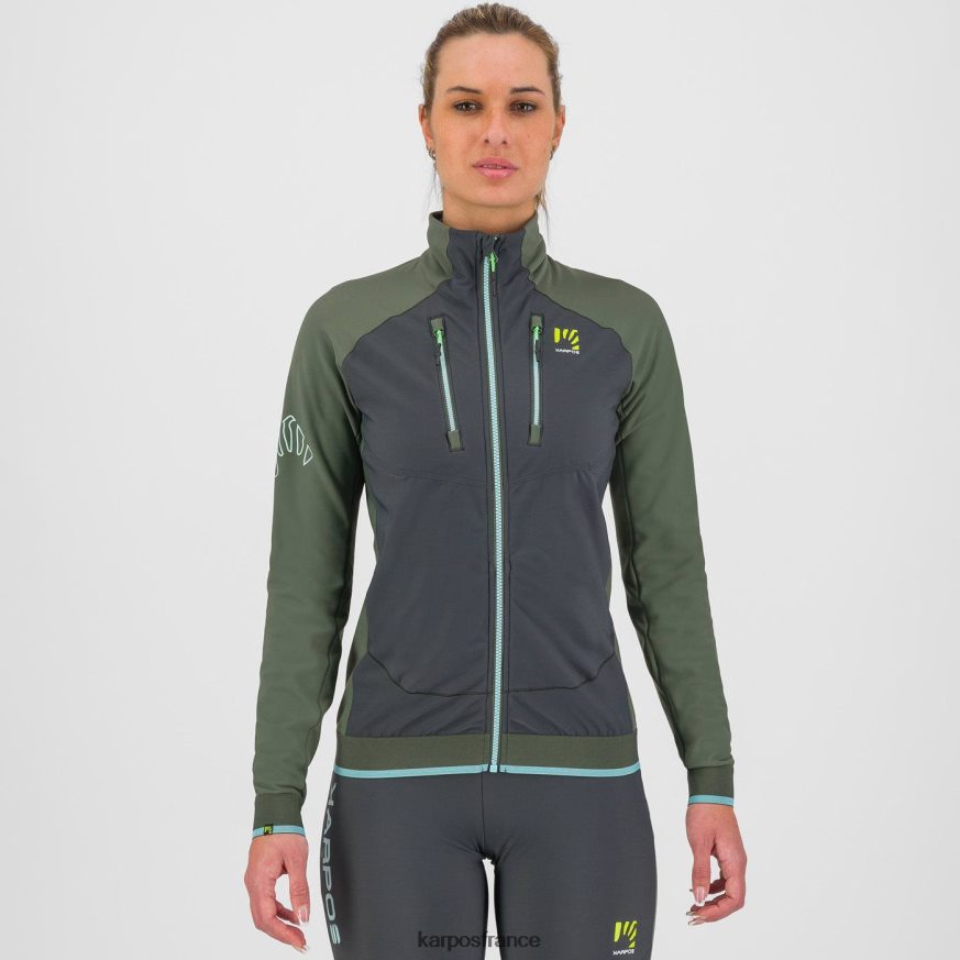 femmes Karpos sable noir/thym veste alagna evo w 28PL681073