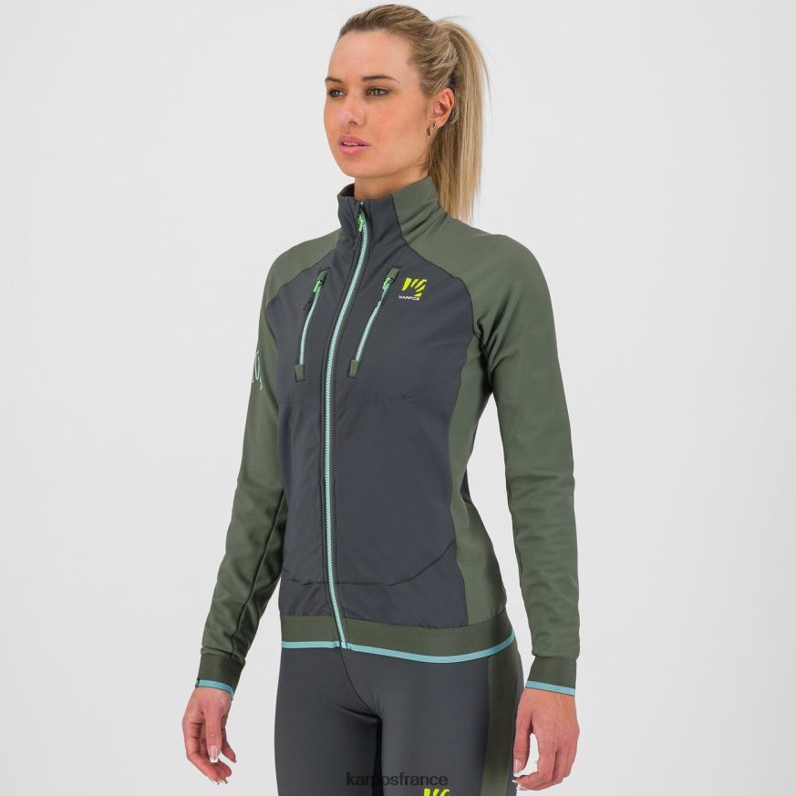 femmes Karpos sable noir/thym veste alagna evo w 28PL681073