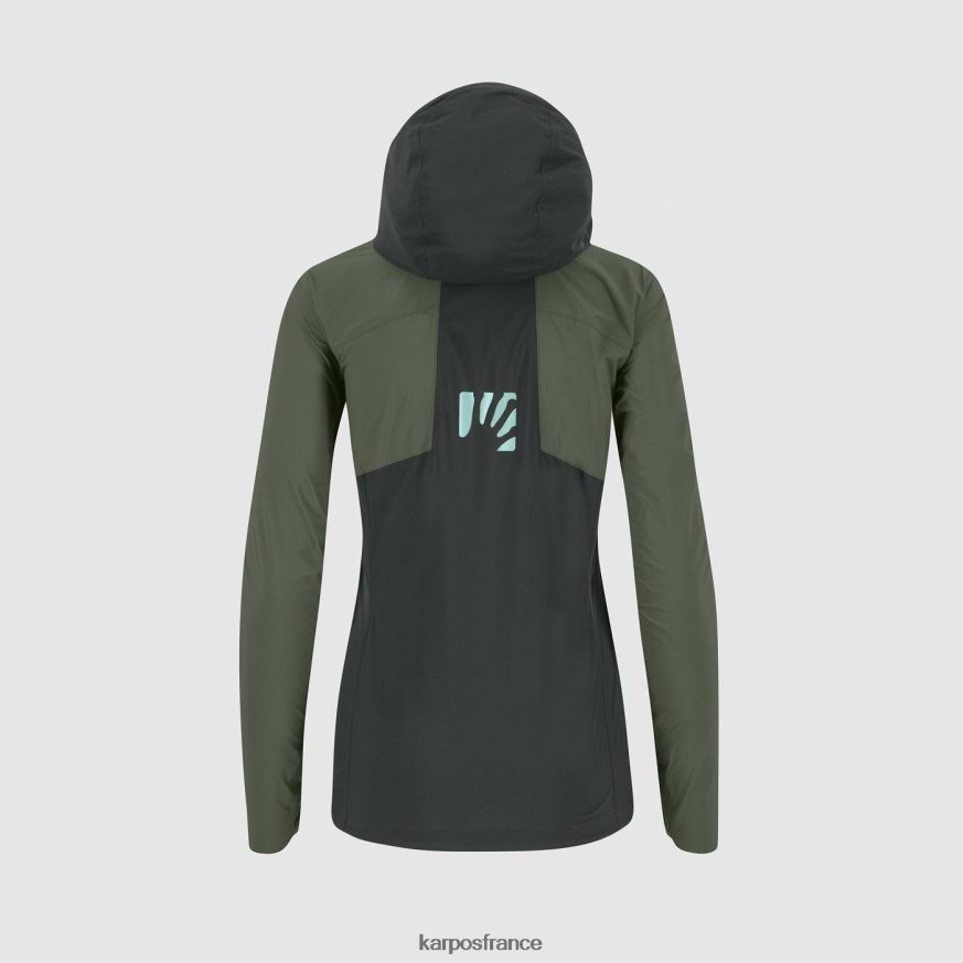 femmes Karpos sable noir/thym veste valsesia shell w 28PL68951