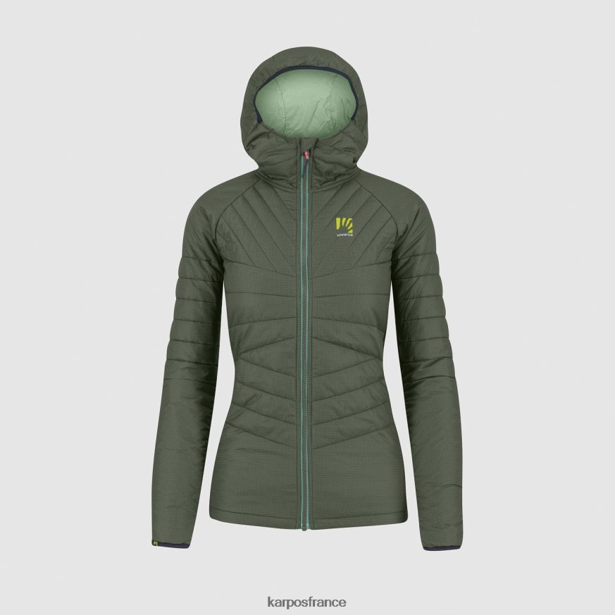 femmes Karpos thym/sable noir veste pian longhi w 28PL68998