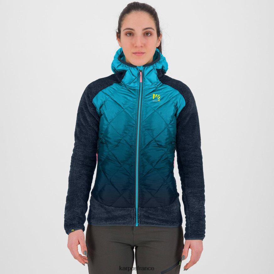 femmes Karpos volcan/atoll bleu veste marmarole smart w 28PL681030