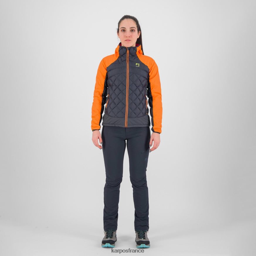 femmes Karpos volcan/orange vif veste lastei active plus w 28PL68982