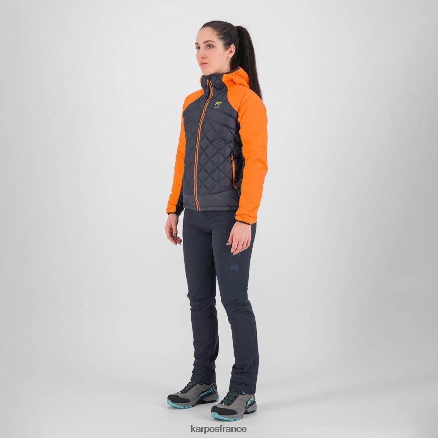 femmes Karpos volcan/orange vif veste lastei active plus w 28PL68982