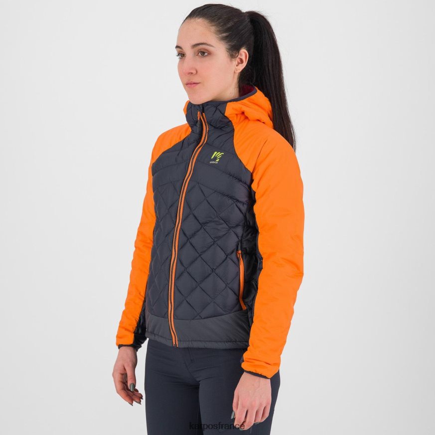 femmes Karpos volcan/orange vif veste lastei active plus w 28PL68982