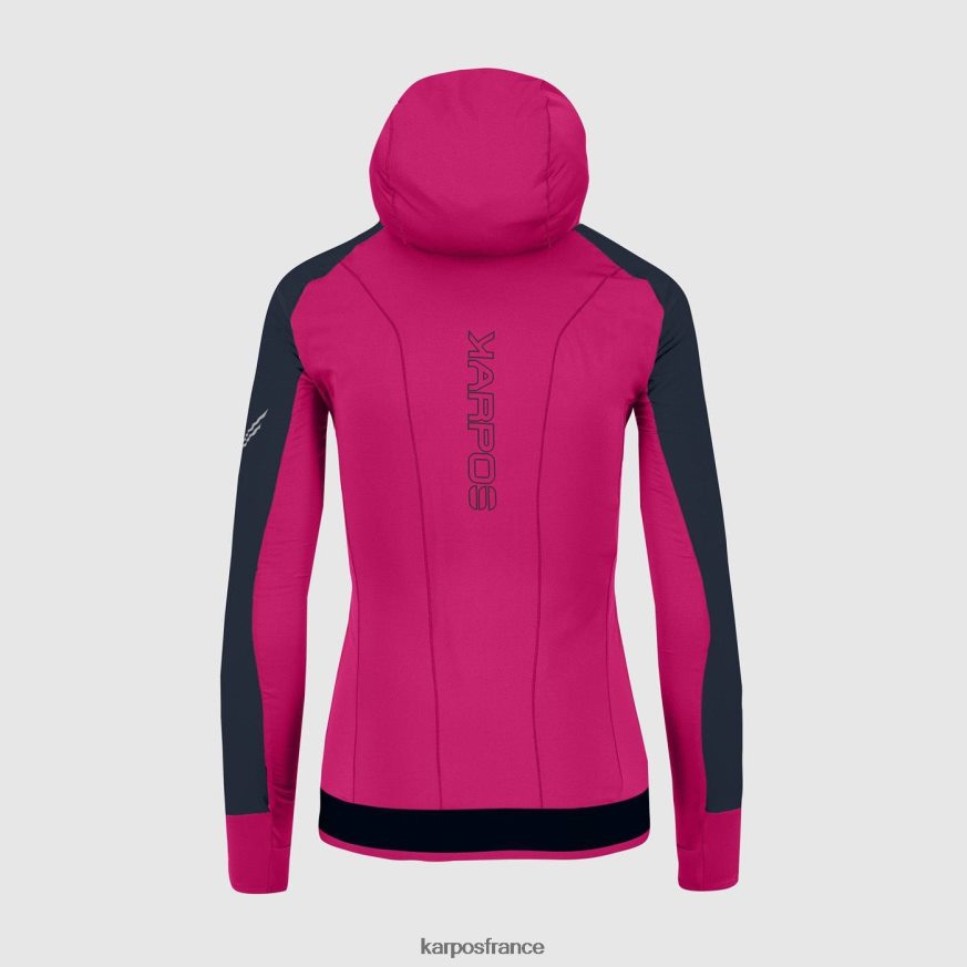 femmes Karpos volcan/rose veste lavaredo hiver 28PL681090