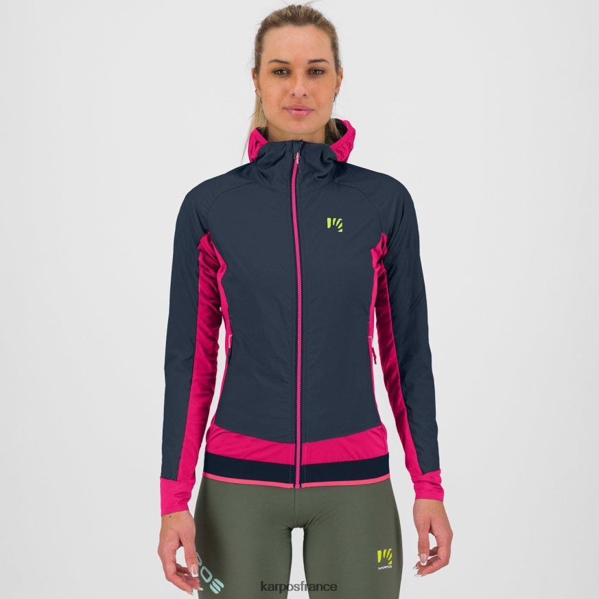 femmes Karpos volcan/rose veste lavaredo hiver 28PL681090