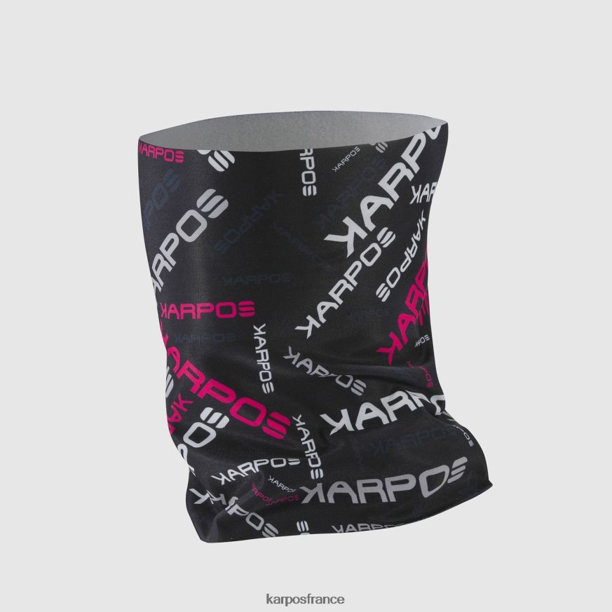Hommes Karpos noir/cabaret/blanc cache-cou pelmo 28PL68800