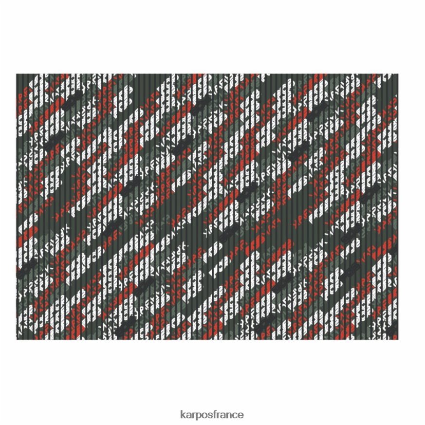 Hommes Karpos thym/orange épicé/blanc cache-cou en mérinos coppolo 28PL68867