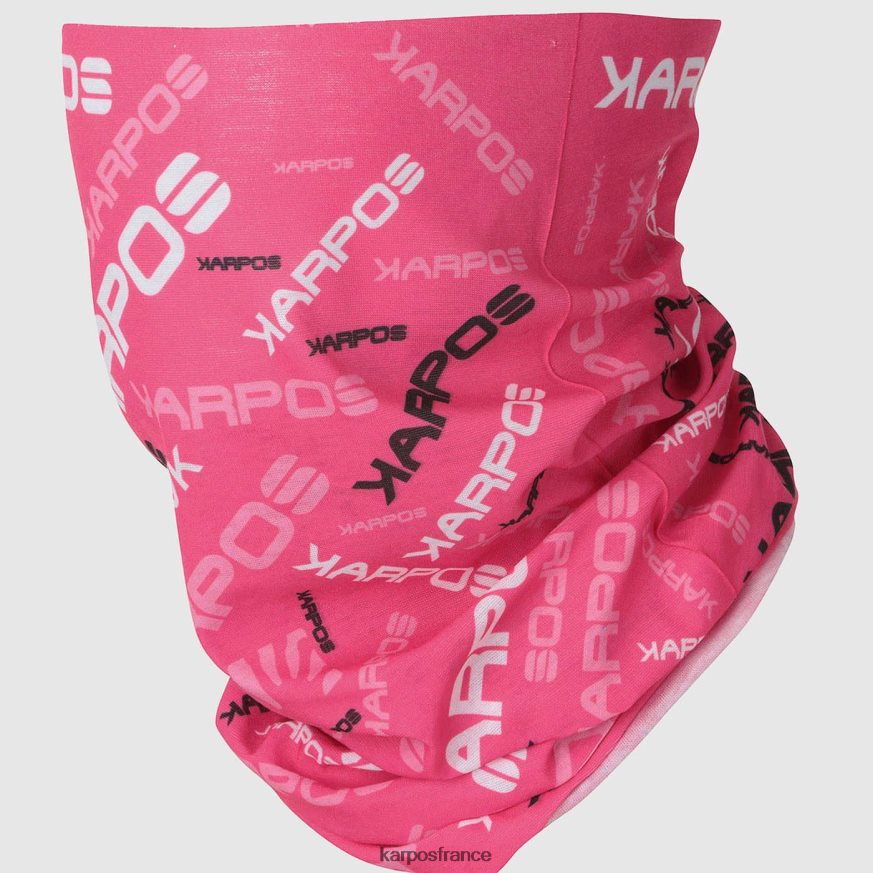 Hommes Karpos violet fuchsia/rose fluo/noir lumière cache-cou 28PL68855