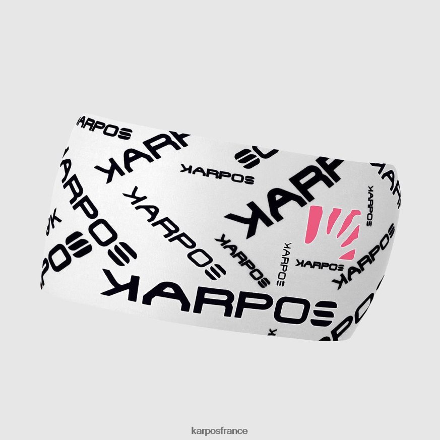 Hommes Karpos blanc noir bandeau pelmo 28PL68824