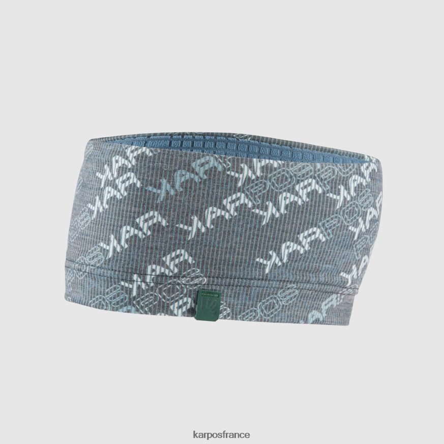 Hommes Karpos bleu ombre/blanc/stratosphère bandeau mérinos coppolo 28PL68761