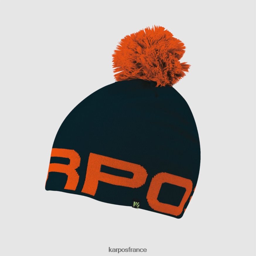 Hommes Karpos encre de Chine/grenadine casquette larin pon pon 28PL68722