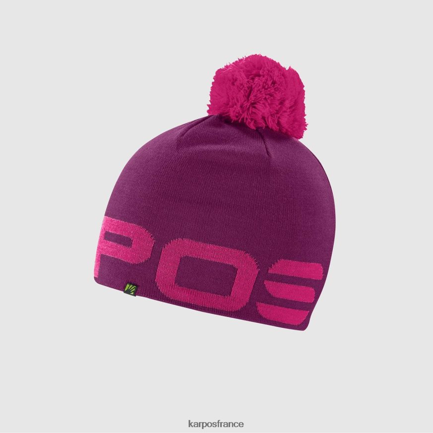 Hommes Karpos mûre de Boysen/rose casquette larin pon pon 28PL68721