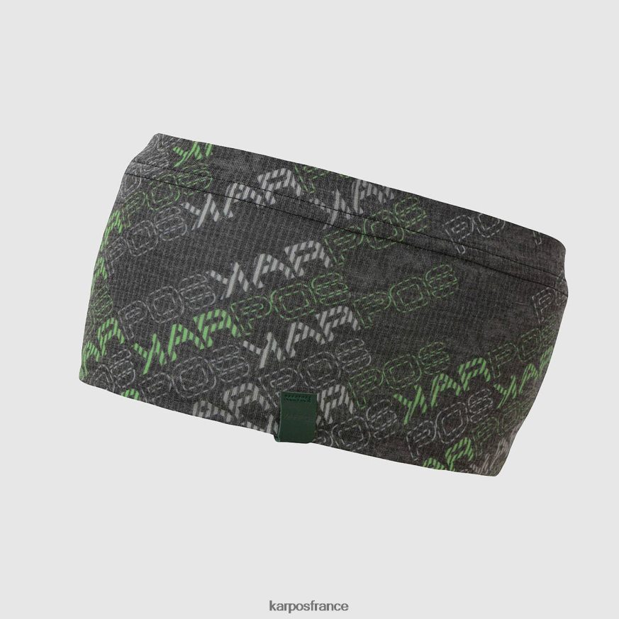 Hommes Karpos noir gris foncé bandeau mérinos coppolo 28PL68762