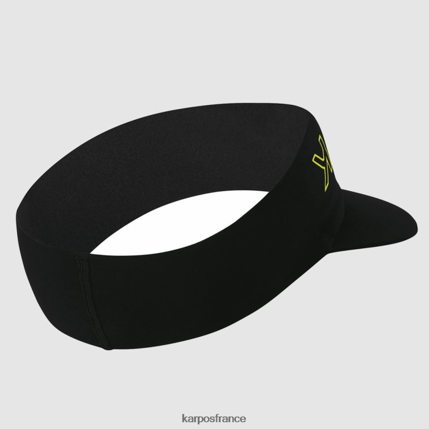 Hommes Karpos noir jaune fluo visière ronde 28PL68767